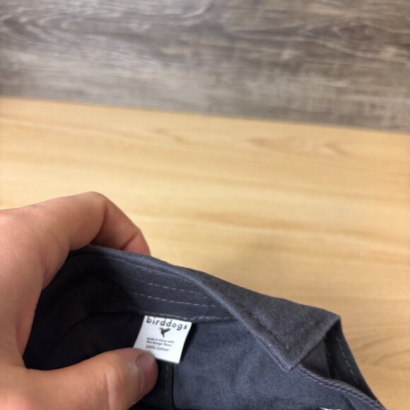 Birddogs Hat Cap Strap Back Gray Bird Dogs Outdoors Mens - Picture 8 of 9